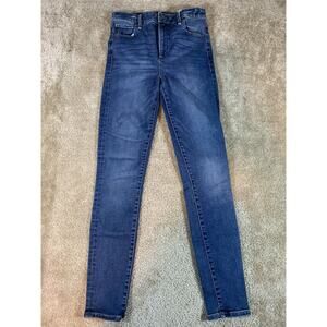Abercrombie & Fitch Women's Skinny Jeans - Dark Blue Wash